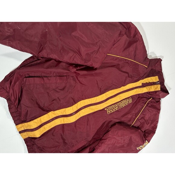 Starter FSU Seminoles Jacket Mens Medium Full Zip Embroidered Windbreaker Coat - Picture 6 of 12